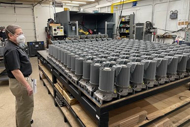 MTH Pumps assembly area Agile Robotics